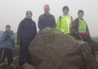 tfd team on Scafell Pike