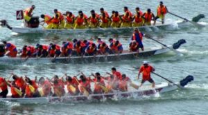 team tfd in dragon boat race