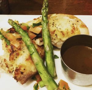 Chicken and asparagus