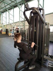 Cable lat pulldown