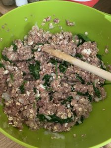 Turkey burger mix