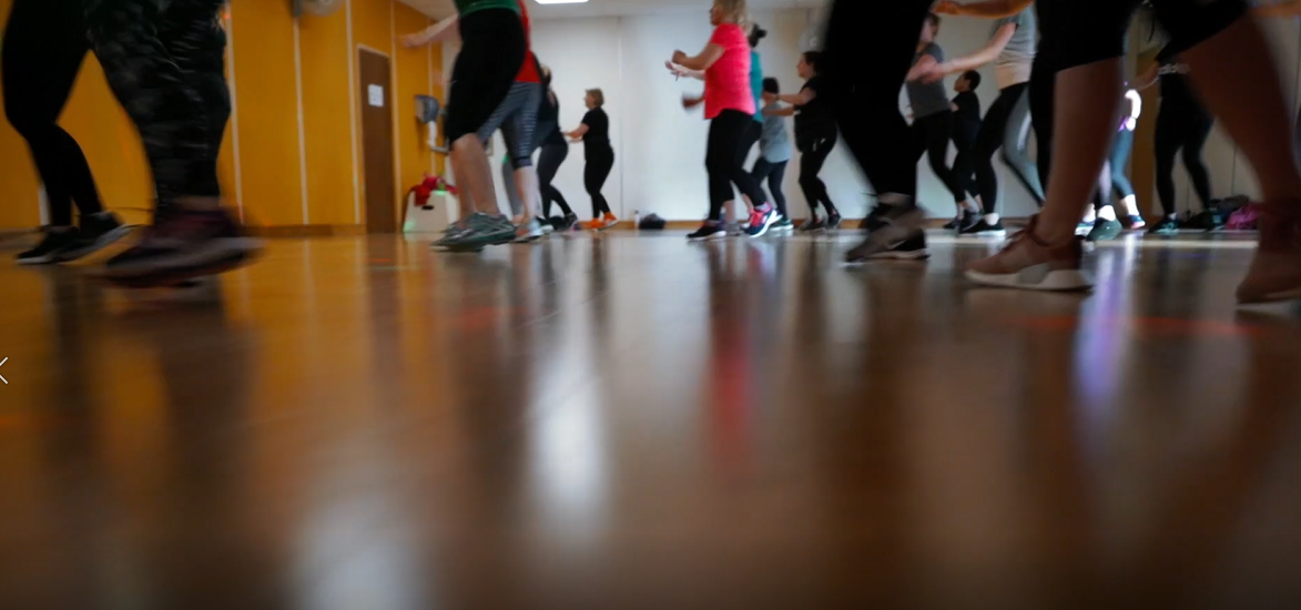 Dance fit class at tfd