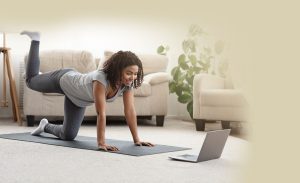 Pilates workout at home