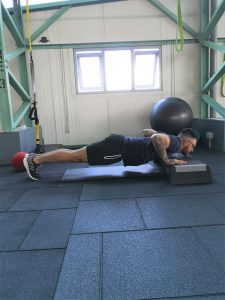 Press up using incline