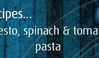 Pesto, Spinach and Tomato Pasta
