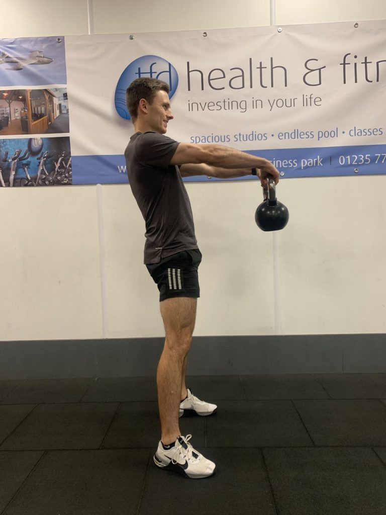 Side to side online kettlebell swing