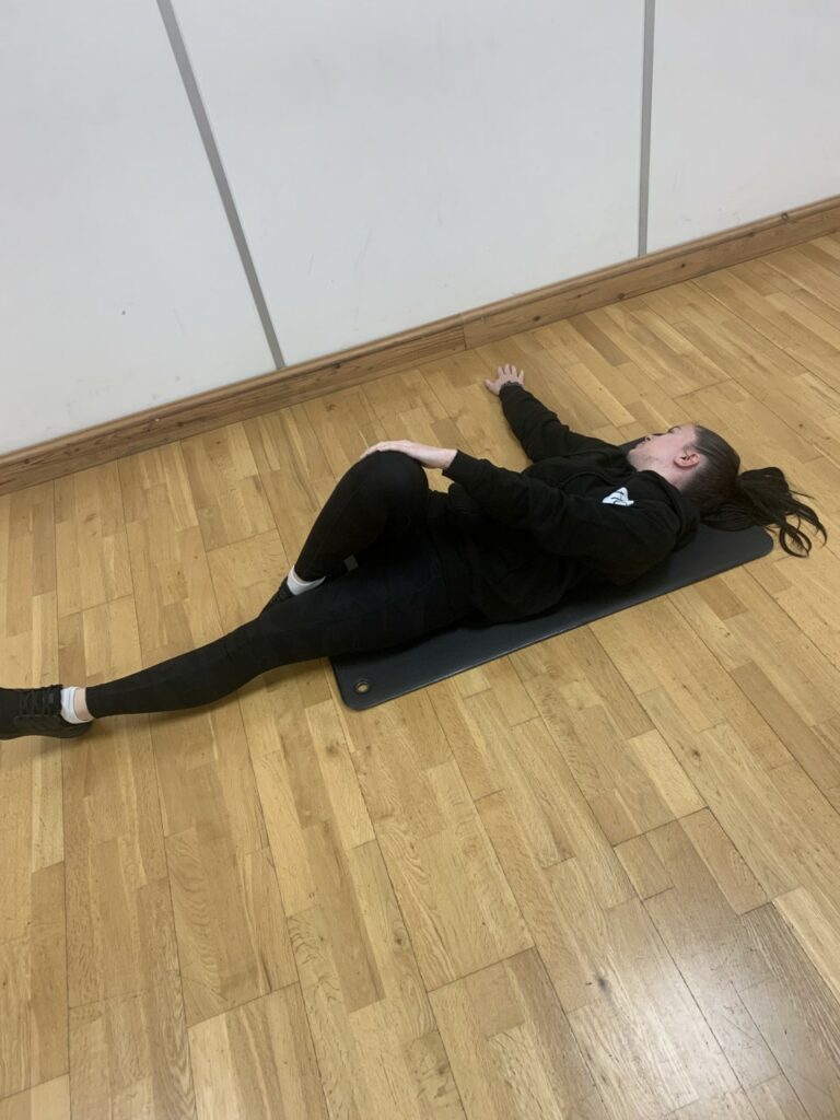 Side-Lying Floor Stretch