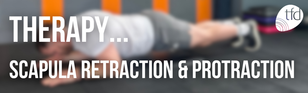 Scapula Retraction & Protraction - tfd gym